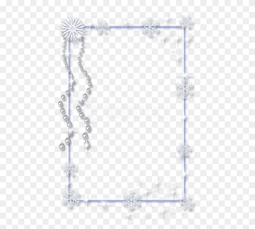 480x694 Free Large Christmasice Photo Frame With Pearls Ice Frame Transparent, Symbol, Rug, Star Symbol HD PNG Download