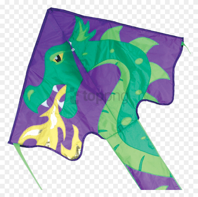 850x846 Free Large Easy Flyer Kite Seahorse, Diaper, Toy, Towel HD PNG Download