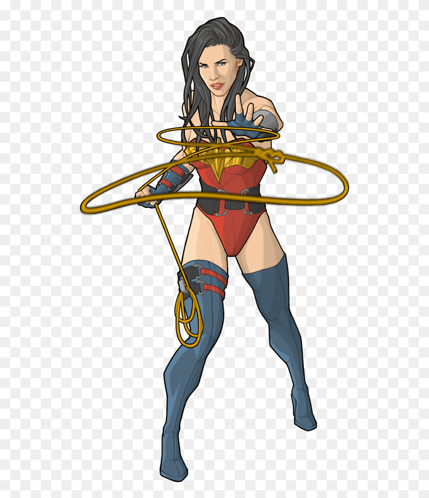 532x915 Free Lasso Throw Images Background Wonder Woman Cartoon Lasso, Person, Human, Clothing HD PNG Download