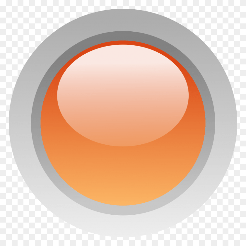 800x800 Free Led Circle Orange Circle, Tape, Food, Sphere HD PNG Download