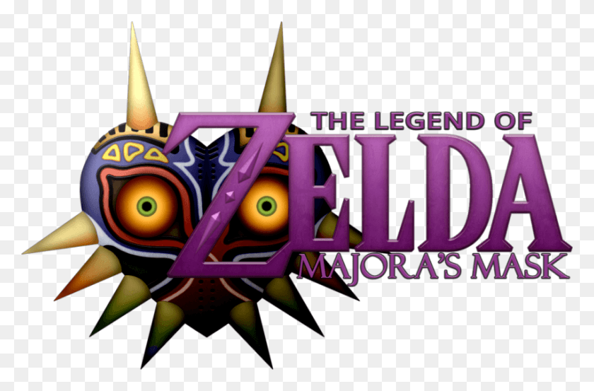 850x538 Free Legend Of Zelda Majora39s Mask Title Legend Of Zelda Majora39s Mask Logo, Toy, Legend Of Zelda, Pac Man HD PNG Download