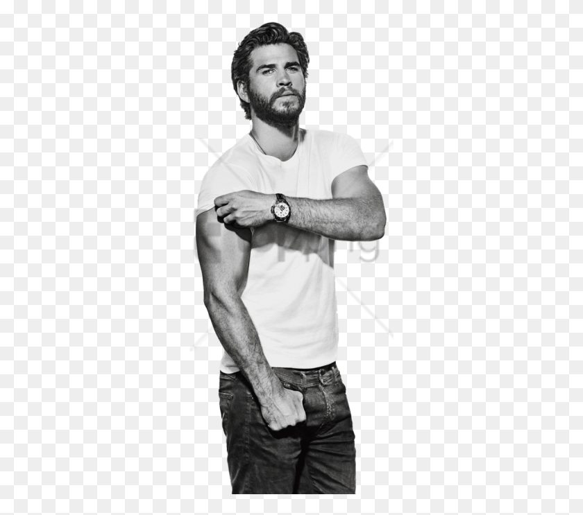 295x683 Free Liam Hemsworth Image With Transparent Liam Hemsworth Photoshoot Hot, Person, Human, Arm HD PNG Download