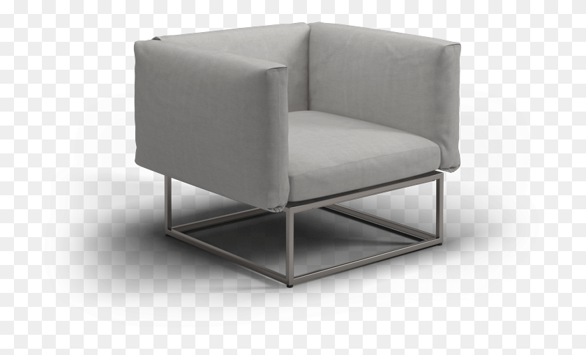 735x449 Free Library Gloster Cloud Chair Ep Stainless Steel Club Chair, Furniture, Armchair HD PNG Download