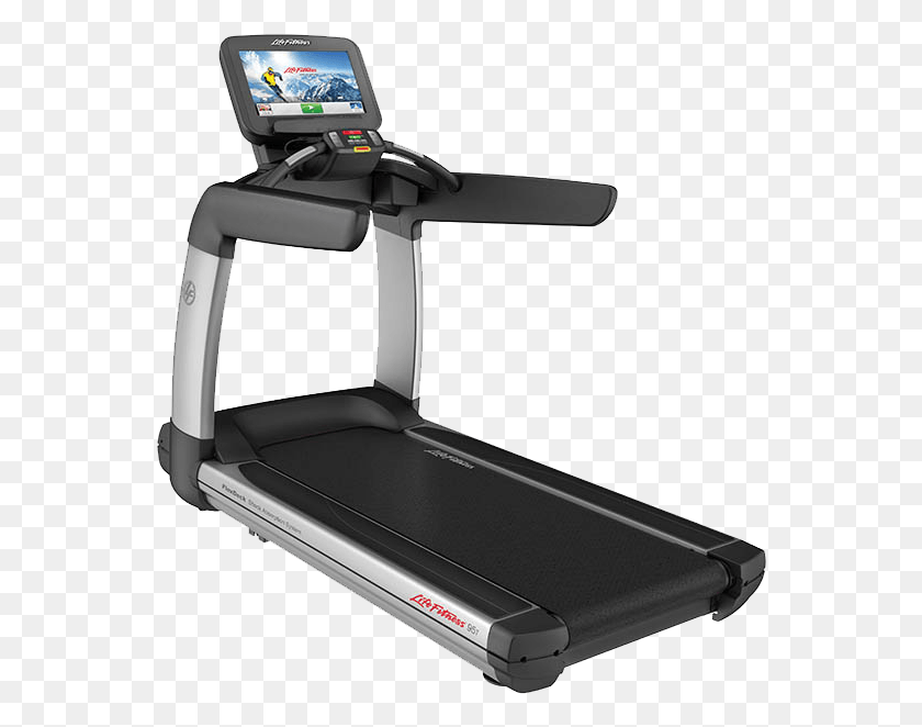 556x602 Free Library Project Runway Life Fitness Platinum Life Fitness Treadmill, Machine, Ramp HD PNG Download