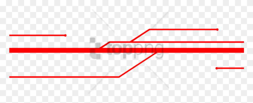 851x309 Free Line Design Image With Transparent Red Abstract Lines, Seesaw, Toy, Gun HD PNG Download