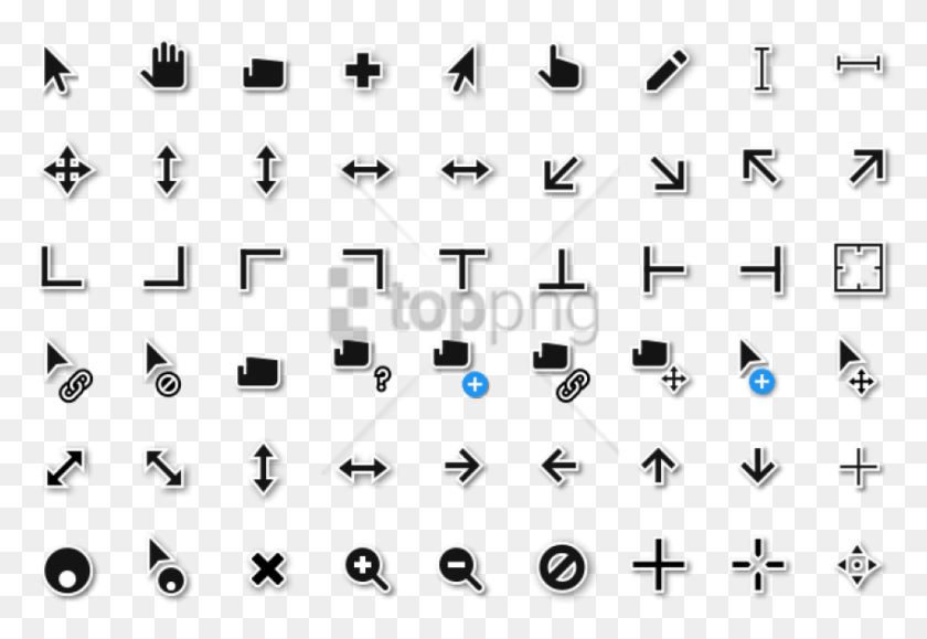 850x566 Free Linux Cursor Themes Image With Transparent Gnome Cursor Themes, Text, Alphabet, Symbol HD PNG Download