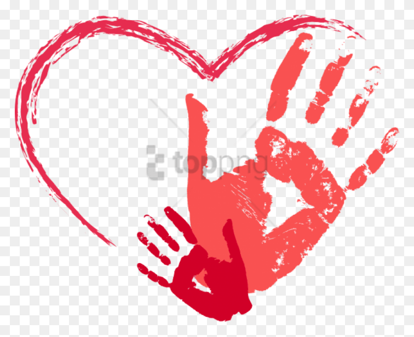 850x681 Free Love Want To Be A Mum, Hand, Heart, Dynamite HD PNG Download