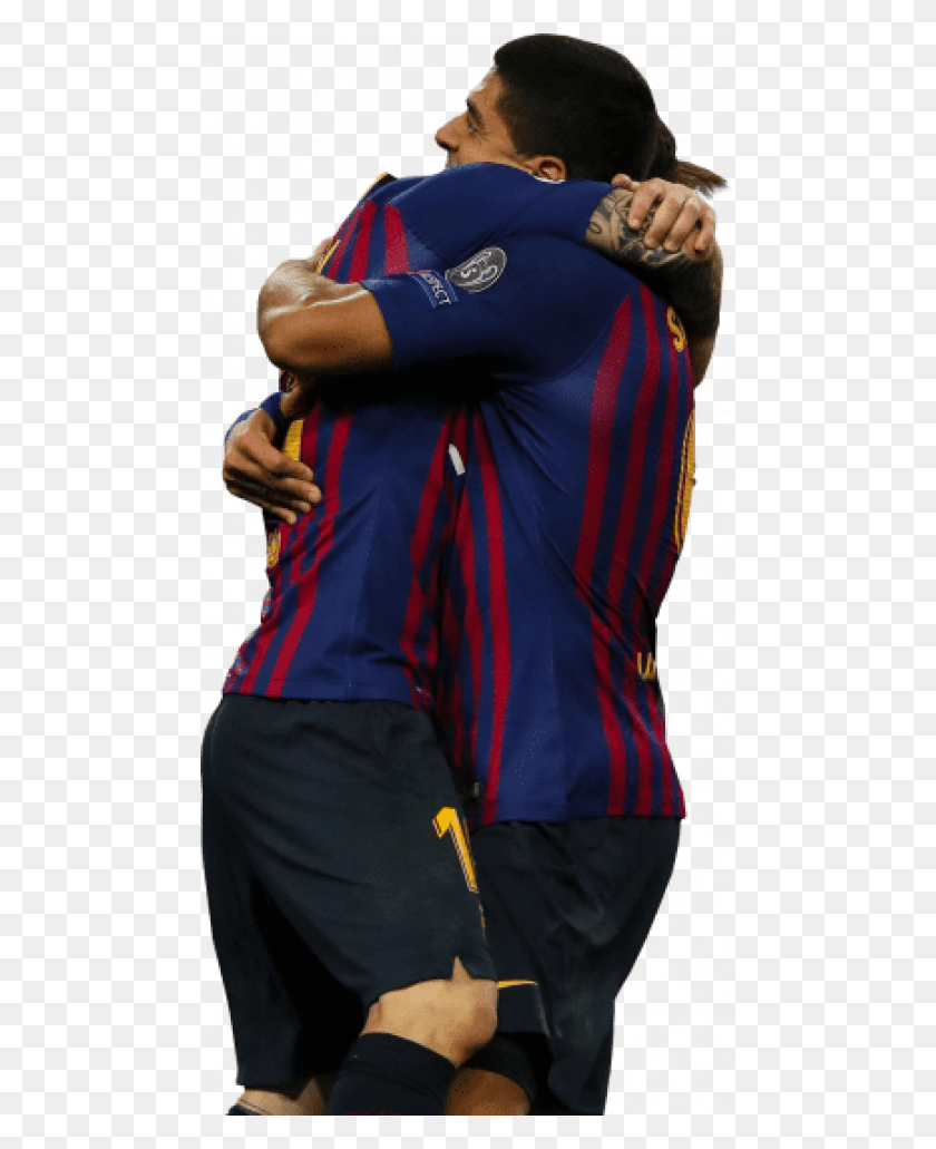 480x971 Free Luis Suarez Amp Lionel Messi Images Backpack, Person, Human, Clothing HD PNG Download