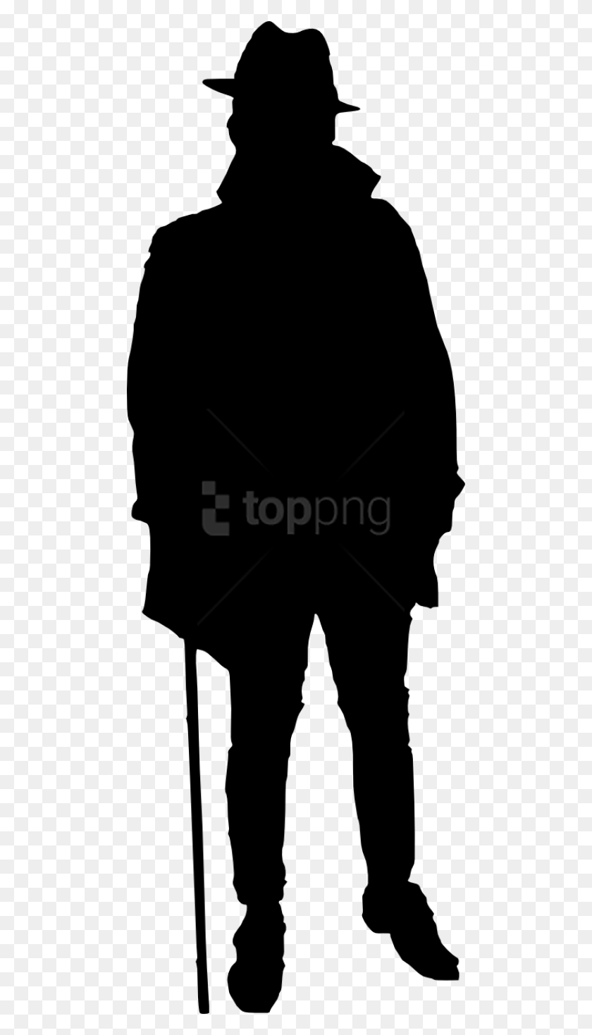 480x1409 Free Man Silhouette Man Silhouette Transparent, Person, Human HD PNG Download