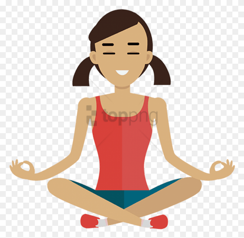 850x831 Free Meditate Image With Transparent Background Meditation Clipart, Fitness, Working Out, Sport HD PNG Download