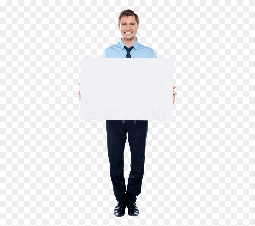 328x682 Free Men Holding Banner Images Background Photography, White Board, Person, Human HD PNG Download