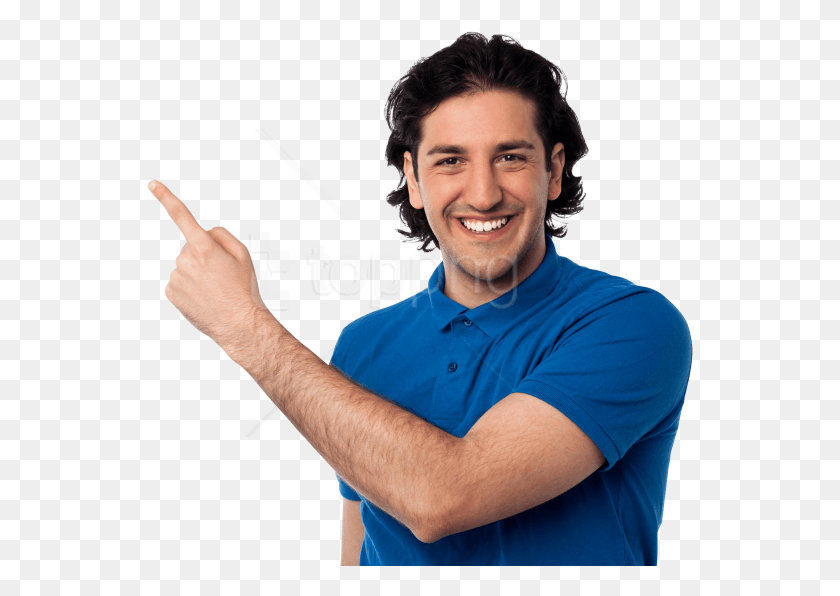 547x536 Free Men Pointing Left Images Transparent Man Pointing Finger, Person, Human, Face HD PNG Download