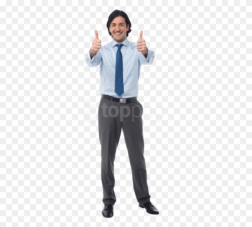 295x696 Free Men Pointing Thumbs Up Images Man Thumbs Up, Tie, Person, Clothing HD PNG Download