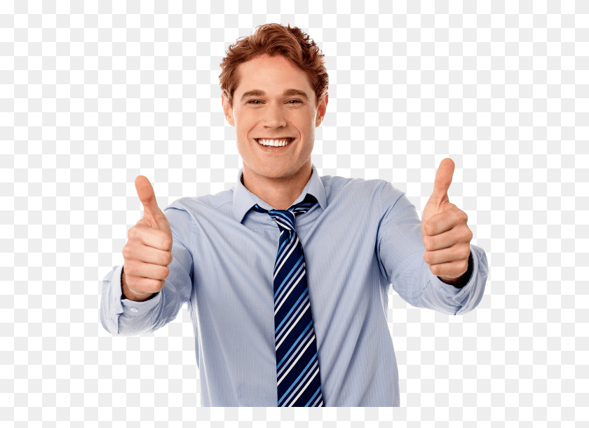 557x550 Free Men Pointing Thumbs Up Images Man With Thumbs Up, Tie, Accessories, Accessory HD PNG Download