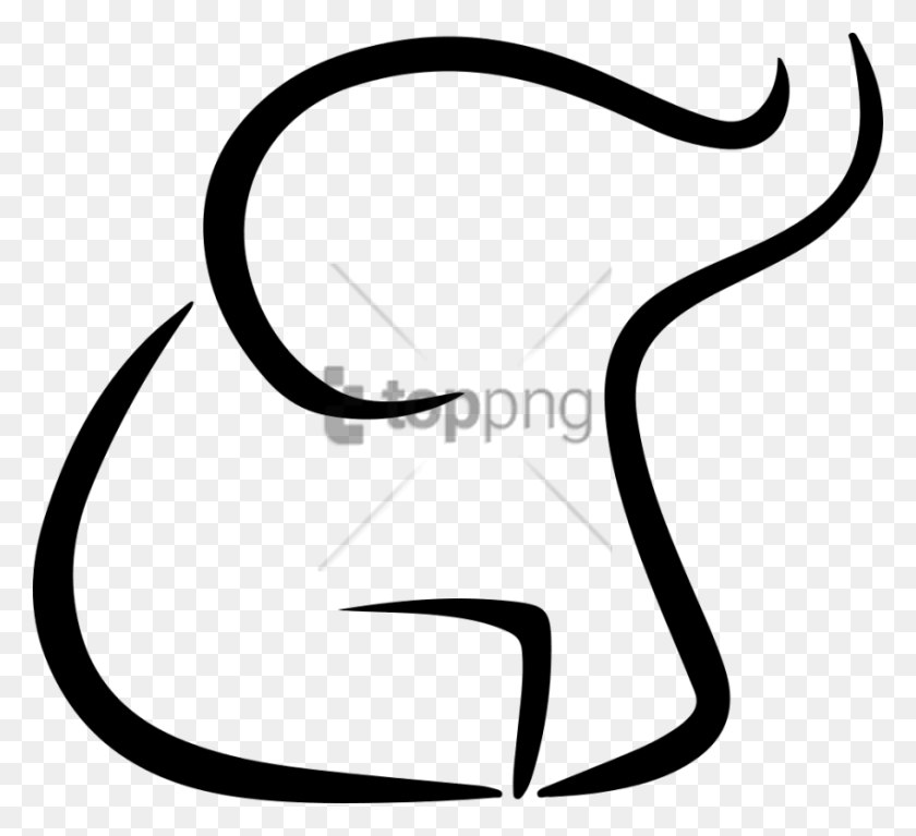 850x771 Free Meneame Social Network Logo Of An Elephant Logo Elefante, Label, Text, Stencil HD PNG Download