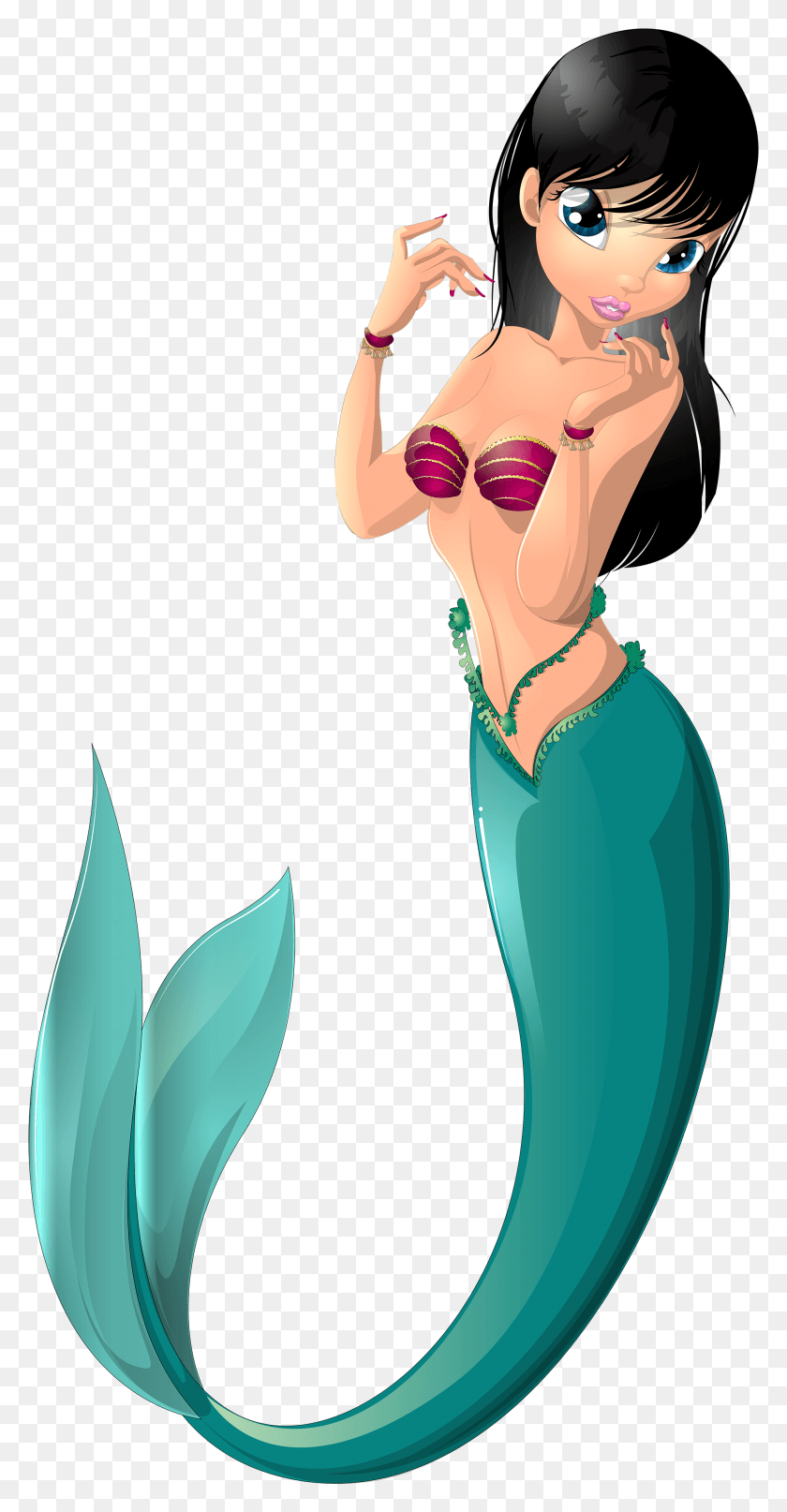 1969x3925 Free Mermaid Clipart Photo Images Mermaid Transparent, Clothing, Apparel, Female HD PNG Download