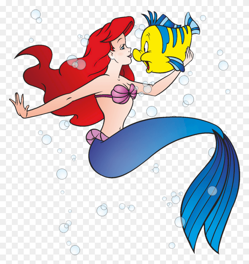 865x923 Free Mermaid Images Image Clipart Boy Little Mermaid Shirts, Graphics, Floral Design HD PNG Download