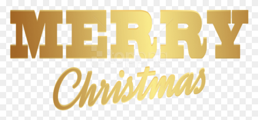 842x358 Free Merry Christmas Gold Text Gold Text Christmas, Label, Number, Symbol HD PNG Download