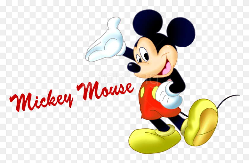 809x510 Free Mickey Mouse Photo Images Transparent Cartoon Mickey Black And White, Toy, Light, Graphics HD PNG Download