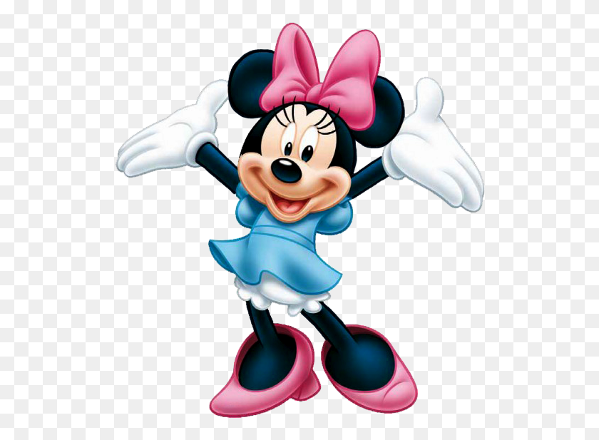 520x557 Descargar Png Minnie Mouse Clip Art, Minnie Mouse Y Daisy Duck Png