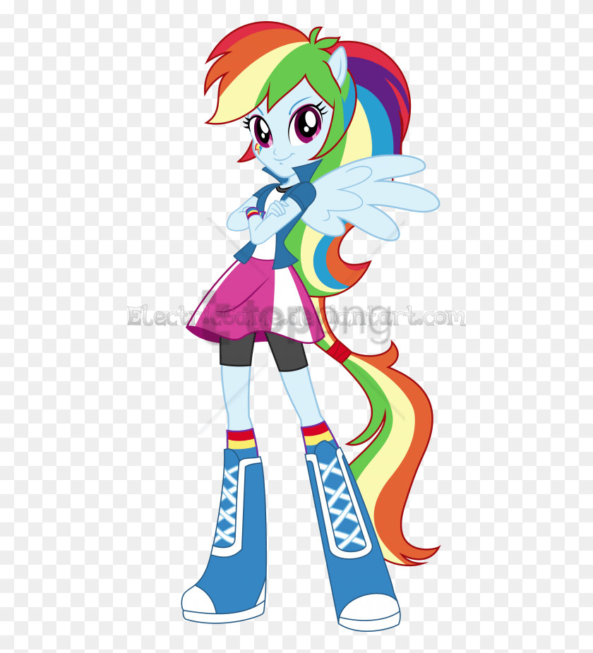 480x865 Descargar Png Mlp Eg The Equestria Girls Rainbow Vector My Little Pony Rainbow Dash Humana, Graphics, Hd Png