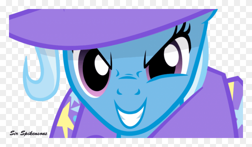 850x469 Free Mlp Trixie Evil Smile Images, Graphics, Animal HD PNG Download