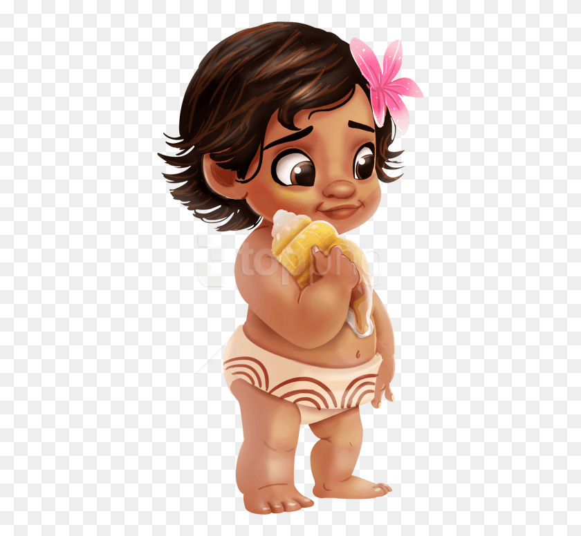 Free Moana Baby Clipart Photo Moana Baby, Plant, Food, Cream HD PNG Download