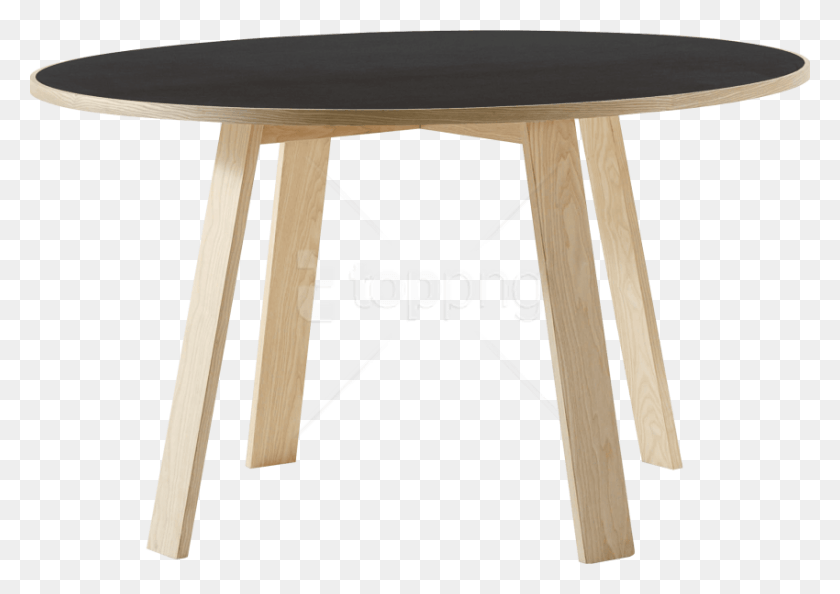 850x582 Free Modern Black And White Table Table, Furniture, Dining Table, Coffee Table HD PNG Download