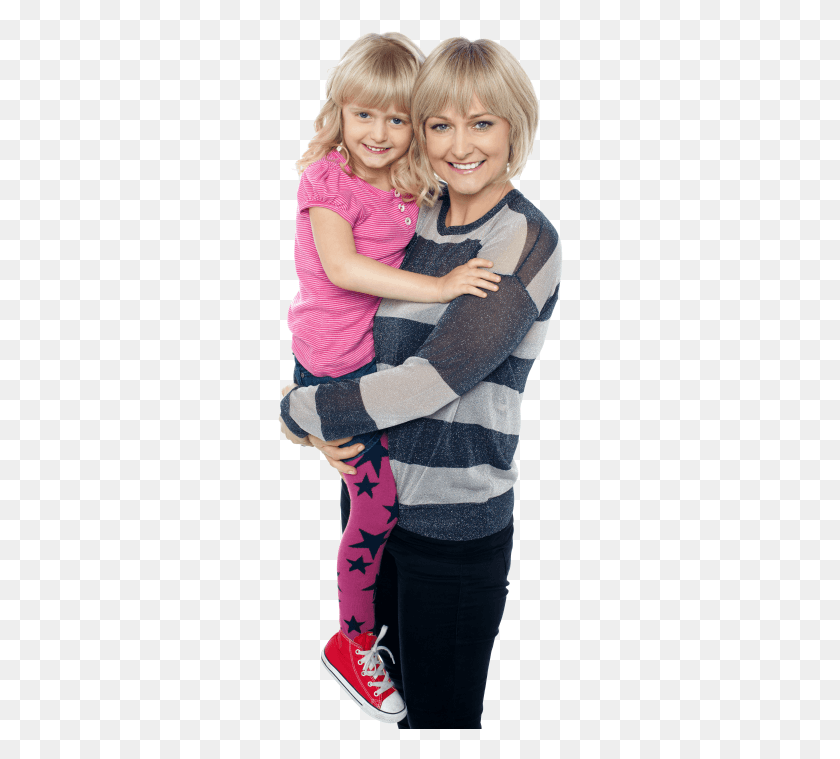 286x699 Free Mother And Child Images Transparent Toddler, Clothing, Sleeve, Shoe HD PNG Download