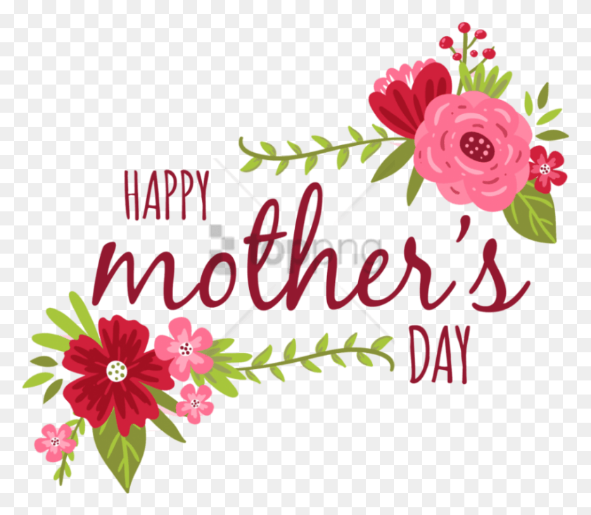 850x732 Free Mothers Day Background Free And Vector Mothers Day Transparent Background, Graphics, Floral Design HD PNG Download