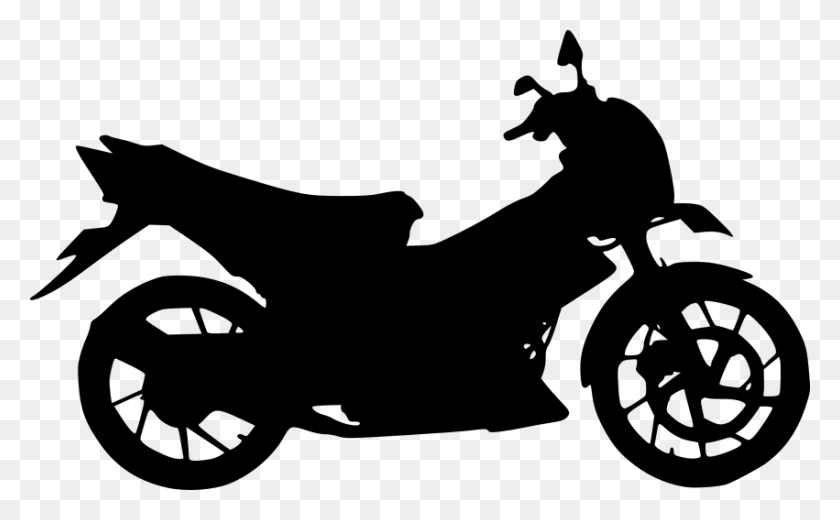 851x502 Free Motorcycle Silhouette Transparent Background Motorcycle Clipart, Wheel, Machine HD PNG Download