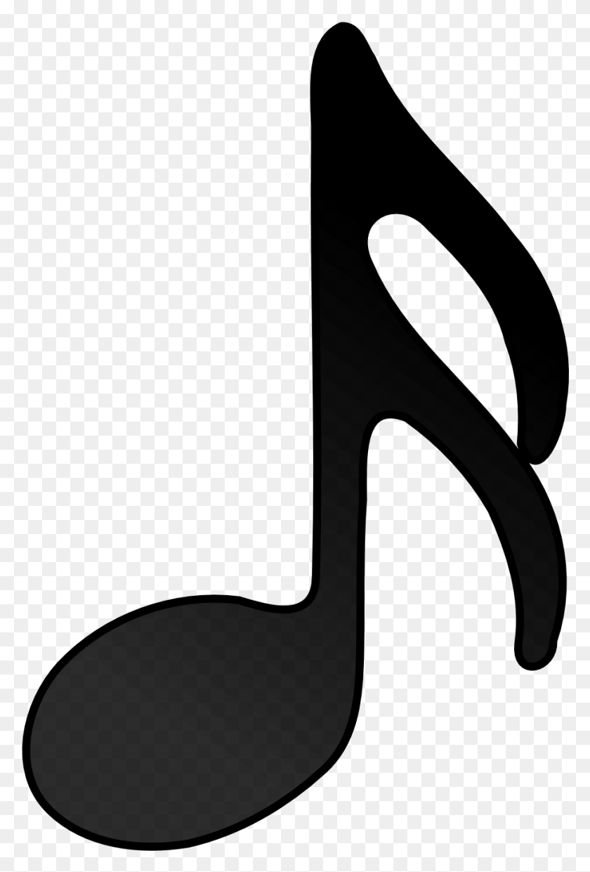 919x1392 Free Music Note Jpg Library Drawing Of Sixteenth Note, Gray, World Of Warcraft HD PNG Download