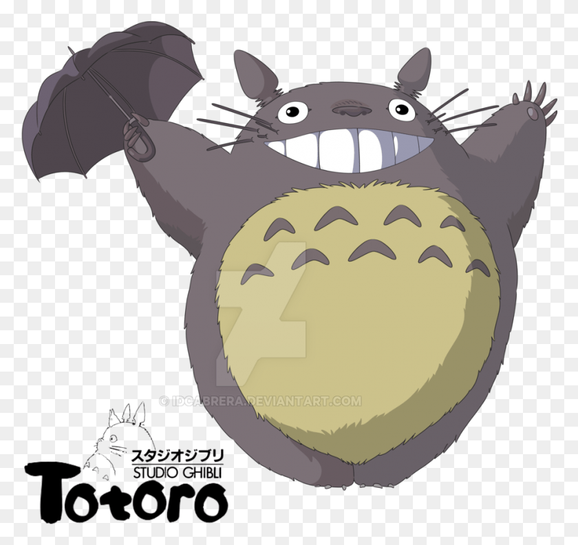 927x870 Free My Neighbor Totoro Smiling Images My Neighbor Totoro Smiling, Animal, Mammal, Tortoise HD PNG Download