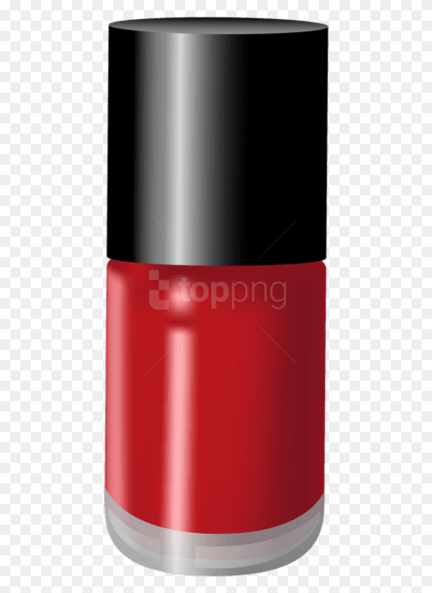 440x1093 Free Nail Polish Transparent Clipart Cylinder, Bottle, Wine, Alcohol HD PNG Download