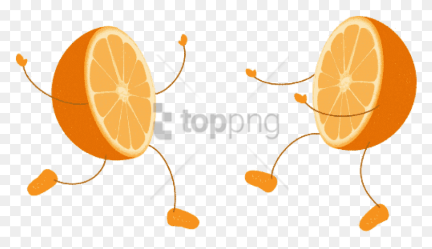 851x463 Free Naranja Image With Transparent Background Medias Naranjas, Plant, Fruit, Food HD PNG Download