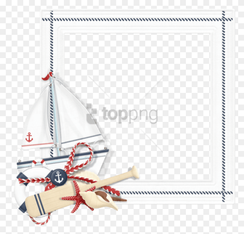 850x814 Free Nautical Frames And Borders Image With Marine Theme Border, Text, Bow, Plot HD PNG Download