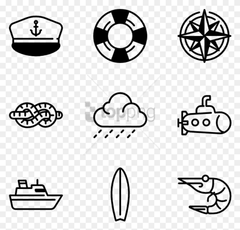850x812 Free Nauts 60 Icons Transparent Nautical Icons, Text, Stencil, Alphabet HD PNG Download