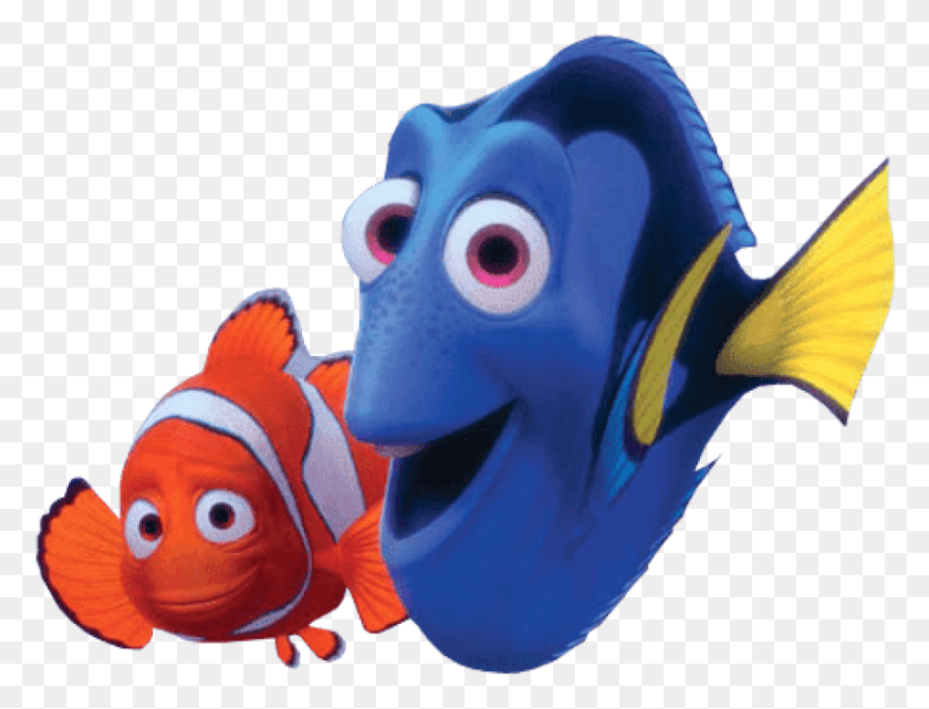 828x617 Free Nemo And Dory Clipart Photo Finding Nemo Transparent, Fish, Animal, Sea Life HD PNG Download