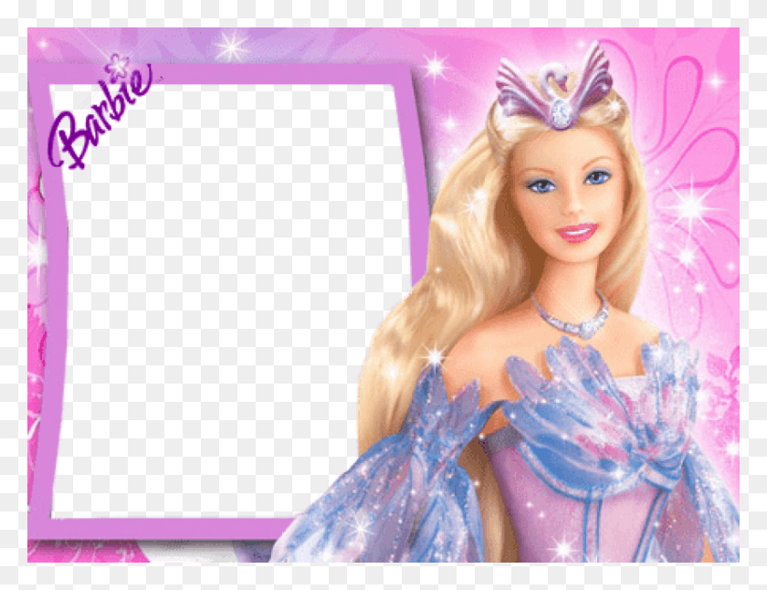 850x639 Free New Barbie Frame Images Background Barbie Frame, Doll, Toy, Figurine HD PNG Download