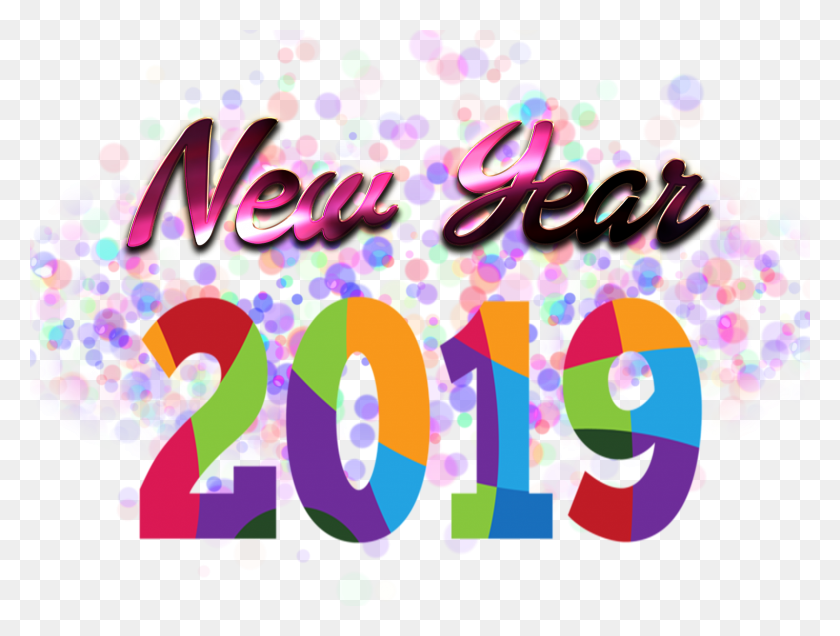 1597x1180 Free New Year 2019 Images Background Graphic Design, Text, Number, Symbol HD PNG Download