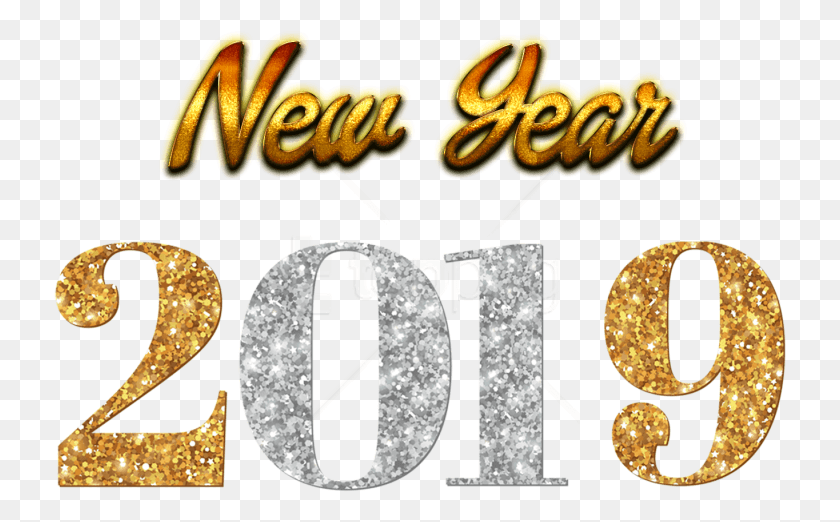733x462 Free New Year 2019 Images Background New Year 2019, Text, Alphabet, Accessories HD PNG Download