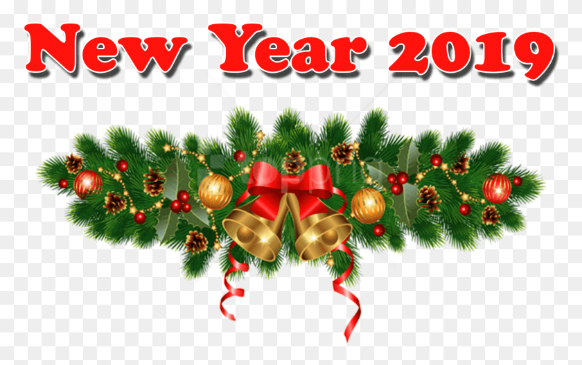 777x467 Free New Year 2019 Images Background New Year 2019, Tree, Plant, Conifer HD PNG Download
