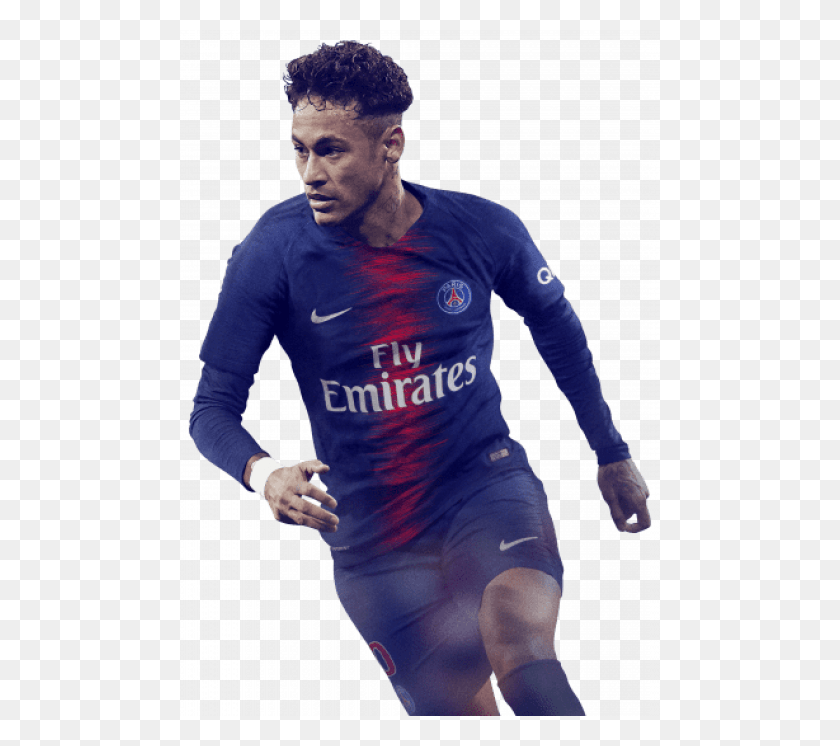 480x686 Descargar Png Neymar Images Background Psg Mbappe Jersey 2018, Ropa, Manga, Persona Hd Png