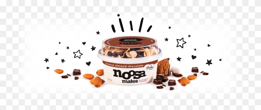 2641x1001 Free Noosa Yogurt Or Noosa Mates Load Today Fred Noosa Yoghurt, Plant, Nut, Vegetable HD PNG Download