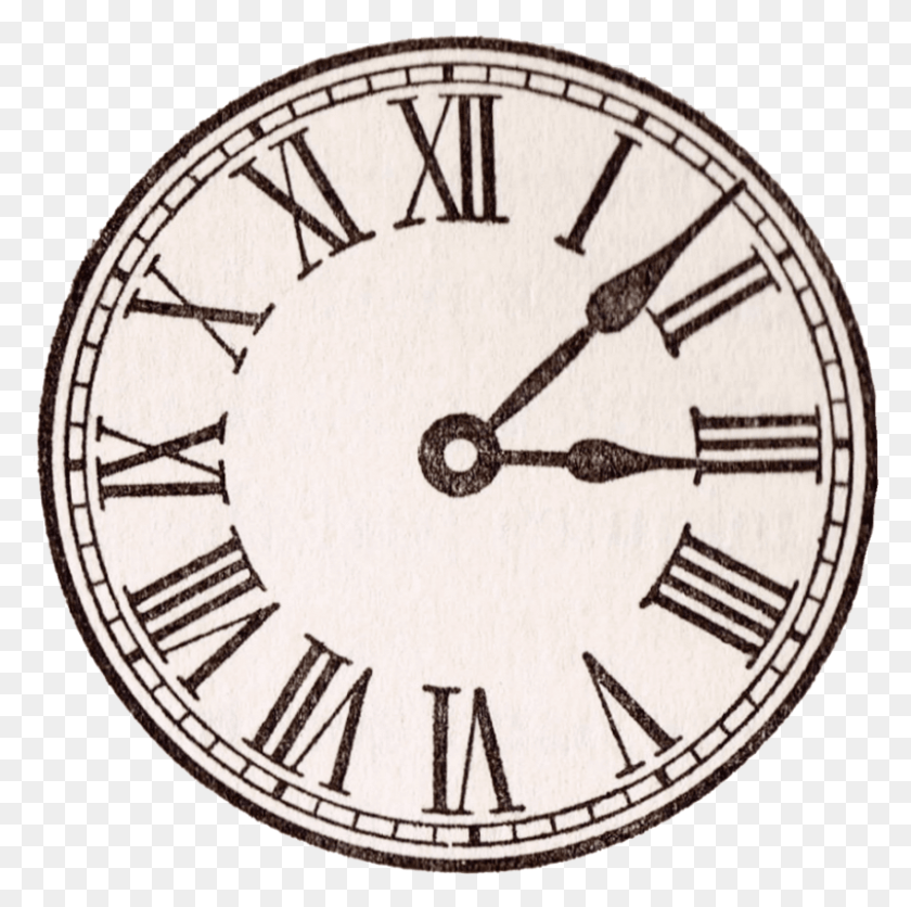850x846 Free Old Clock Face Roman Numerals Clock Face, Analog Clock, Clock, Clock Tower HD PNG Download