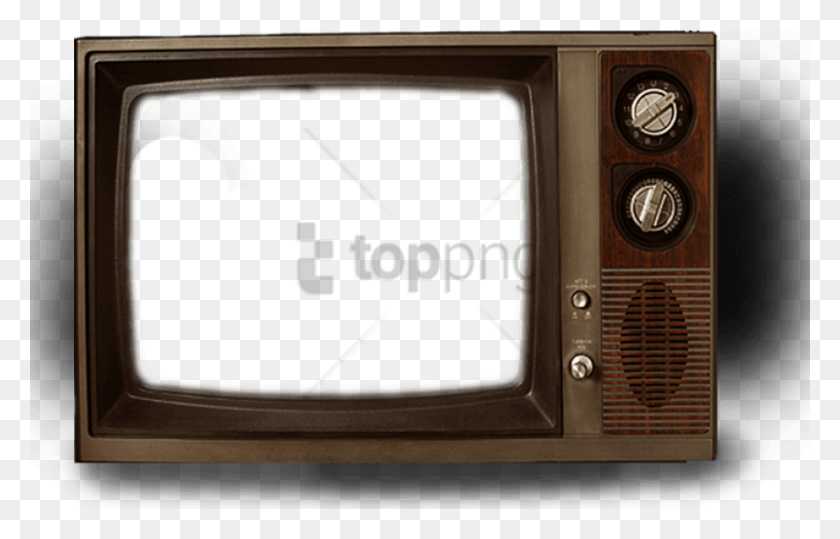 850x522 Free Old Television Transparent Images Old Tv Frame, Monitor, Screen, Electronics HD PNG Download