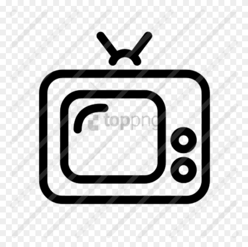 850x847 Free Old Tv Icon, Electronics, Leisure Activities HD PNG Download