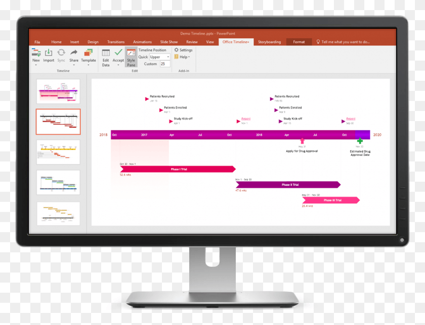 1068x800 Free Online Timeline Maker Free Powerpoint Timeline Computer Monitor, Monitor, Screen, Electronics Hd Png Скачать