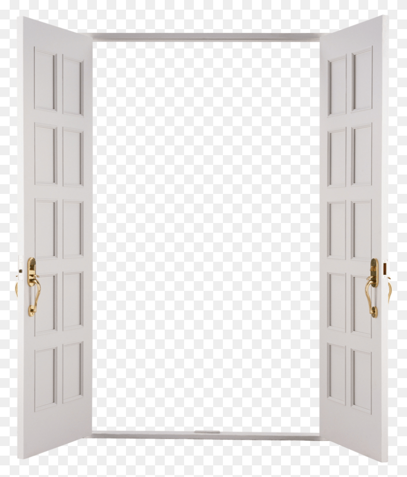 800x948 Free Open Doorway, Door, Folding Door, French Door HD PNG Download