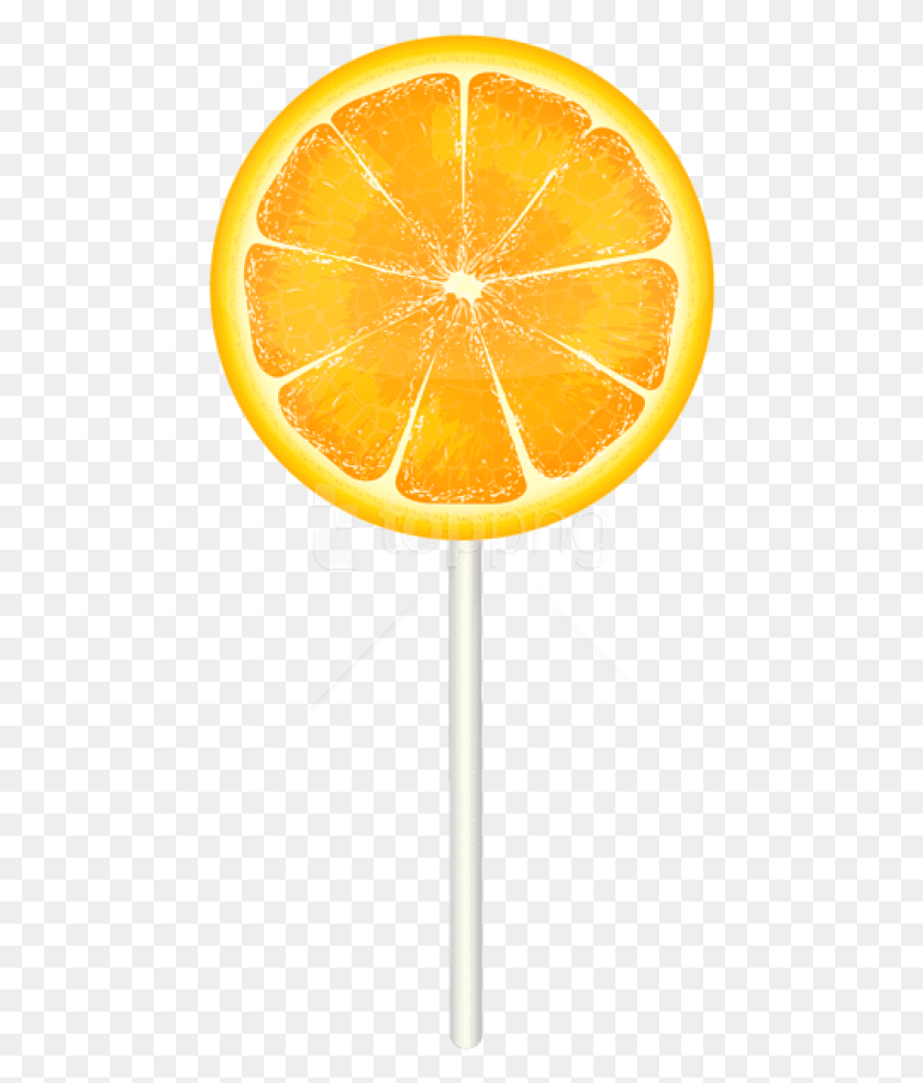 463x925 Free Orange Lollipop Clipart Photo Yellow Lollipop, Plant, Citrus Fruit, Fruit HD PNG Download